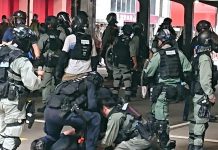 警方拘捕至少180人 主要涉及未經批准集結等罪行