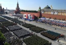 俄罗斯举行盛大的阅兵 纪念苏联反法西斯战争胜利75周年