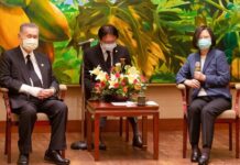 蔡英文接見日本弔唁李登輝訪台團 前首相森喜朗率團