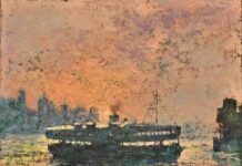 在维多利亚观看落日