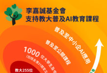 李嘉誠基金會:普及AI教育 增構想力 掌握未來