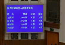 丁薛祥、何立峰、張國清、劉國中任副總理 李尚福、王小洪、吳政隆、諶貽琴、秦剛任國務委員