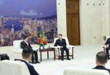 陳文清晤鄧炳強 夏寶龍晤婦聯系統港澳執委