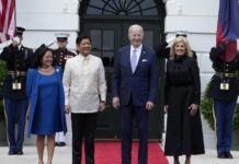 小馬可斯訪美,拜登稱美國”堅定不移”支持菲律賓