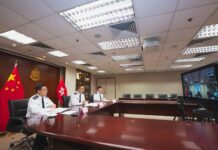 入境處與澳門治安警察局就區議會選舉投票日出入境安排舉行會議