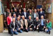 黃仁勳於台灣傳統懷舊料理「磚窯」宴請一眾科技業大老