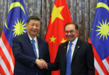 習近平出席安華的歡迎晚宴:中馬將與地區國家突破單邊主義和保護主義逆流
