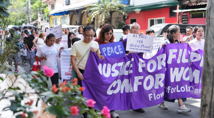 菲律賓民眾遊行示威呼籲中東停火止戰