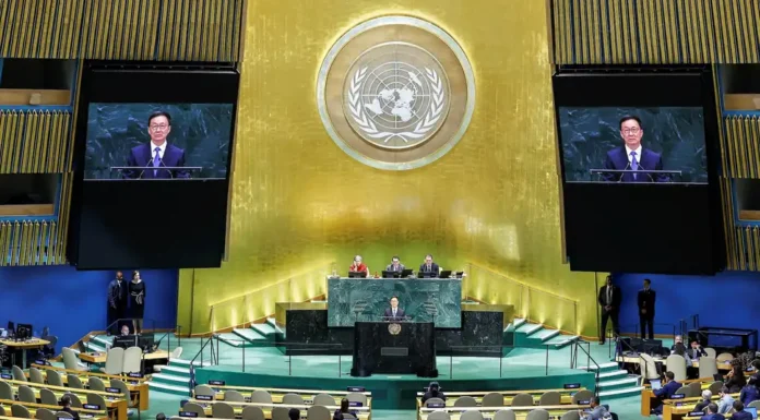 韩正在联合国呼吁尊重海湾国家主权并解除古巴封锁